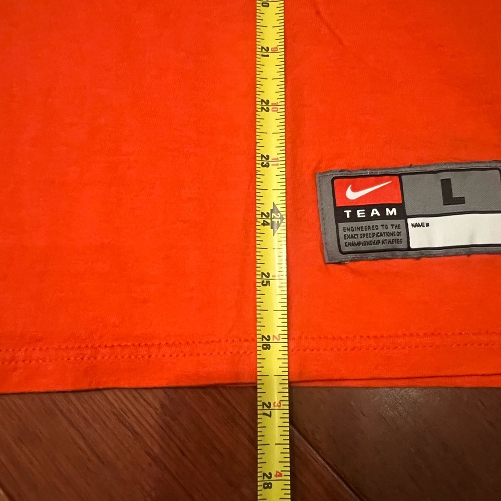 Nike Orange Miami Hurricanes Football Tee - Picture 5 of 7